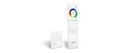 Q4  RF 2.4GHz RGBW Touch RF 2.4GHz remote control Q4, 4 Zones control, 7th battery × 2 power supply, 30-50m range.